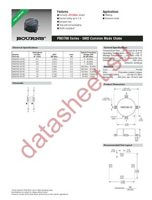 PM3700-10-RC datasheet  